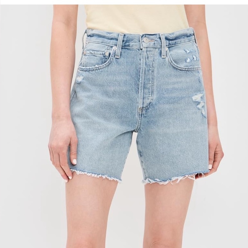 Citizens Of Humanity Distressed Jean Shorts